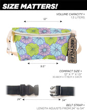 Load image into Gallery viewer, floral Fanny Pack |Ultra-Slim