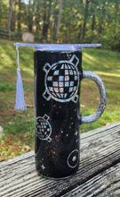 Load image into Gallery viewer, Mirrorball Tumbler with Handle, 24 oz.