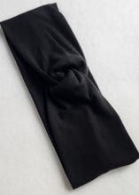Load image into Gallery viewer, Black Soft Stretch Headband