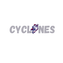 Load image into Gallery viewer, comfort colors boxy crop- Cyclones- ivory