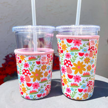 Load image into Gallery viewer, Coffee Cup Cover - Shrooms and Blooms: Large / 24oz