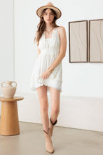 Load image into Gallery viewer, Mustard Seed Lace Open Back Ruffle Tiered Dress