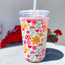 Load image into Gallery viewer, Coffee Cup Cover - Shrooms and Blooms: Large / 24oz