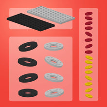 Load image into Gallery viewer, Accessory Pack - Gray & Black Plus-Plus