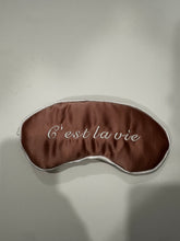 Load image into Gallery viewer, Getaway "C'est la vie" Silk Sleep Mask