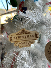 Load image into Gallery viewer, Downtown Sykesville coolest and best ornament - Wooden