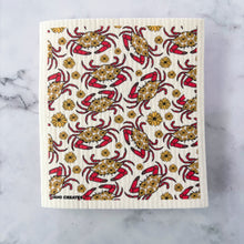 Load image into Gallery viewer, Maryland Red Crab Swedish Dish Cloth