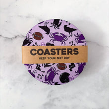 Load image into Gallery viewer, Baltimore Ravens Football Coasters