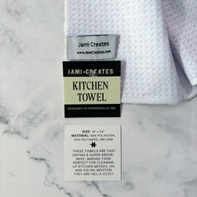 Load image into Gallery viewer, Baltimore Ravens Patterned Waffle Kitchen Dish Towel