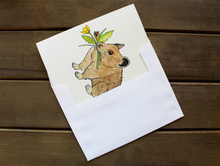 Load image into Gallery viewer, Pika Flowers Card