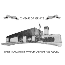 Load image into Gallery viewer, Long sleeve- black or gray- Banneker fire station 55th anniversary shirt