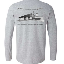 Load image into Gallery viewer, Long sleeve- black or gray- Banneker fire station 55th anniversary shirt