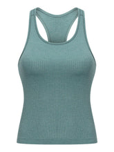 Load image into Gallery viewer, Round Neck Racerback Active Tank