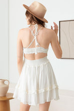 Load image into Gallery viewer, Mustard Seed Lace Open Back Ruffle Tiered Dress