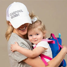 Load image into Gallery viewer, Carpool Queen Baseball Hat Cotton/Polyester: White