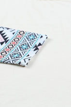 Load image into Gallery viewer, Plus Size Mixed Print Raglan Sleeve Round Neck Top