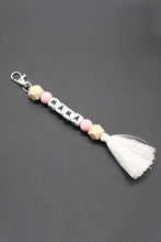 Load image into Gallery viewer, Letter Tassel Keychain
