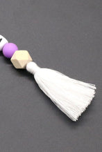 Load image into Gallery viewer, Letter Tassel Keychain