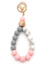 Load image into Gallery viewer, Multicolored Beaded Keychain