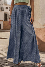 Load image into Gallery viewer, Printed Tied Wide Leg Pants