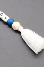 Load image into Gallery viewer, Letter Tassel Keychain