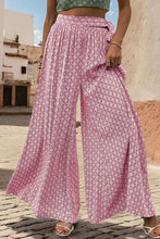 Load image into Gallery viewer, Printed Tied Wide Leg Pants