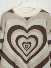 Load image into Gallery viewer, Heart Dropped Shoulder Sweater