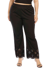 Load image into Gallery viewer, Plus Size Openwork Detail Pants