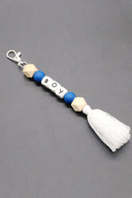 Load image into Gallery viewer, Letter Tassel Keychain