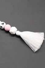 Load image into Gallery viewer, Letter Tassel Keychain