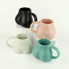 Load image into Gallery viewer, black Butt Mug / Body Mug-Black

