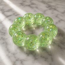 Load image into Gallery viewer, Green Feelzies™ Original Squishy Bracelet: Ecto Cooler fidget
