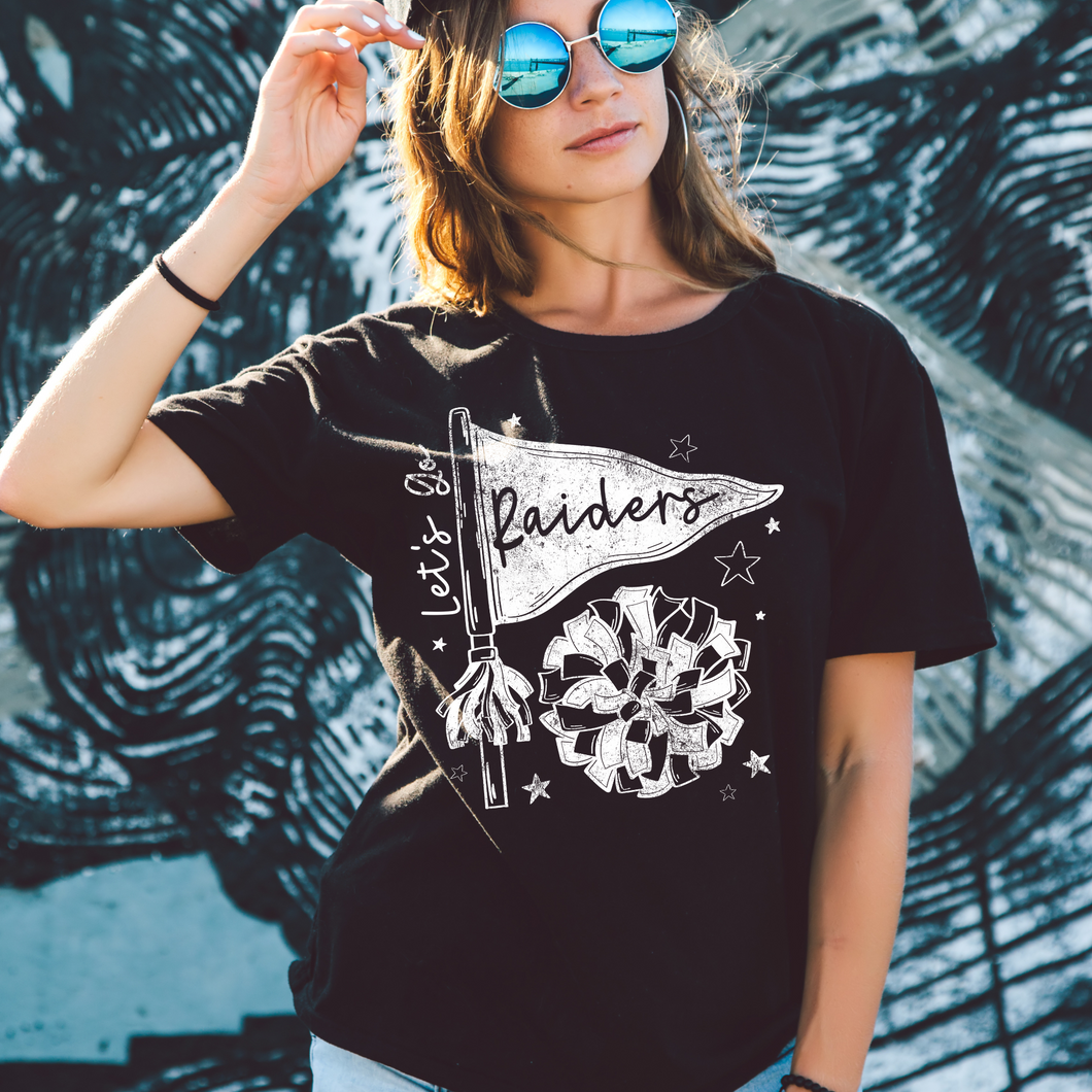 Sykesville Raiders LET'S GO-  tee, long sleeve, hoodie, crewneck -black