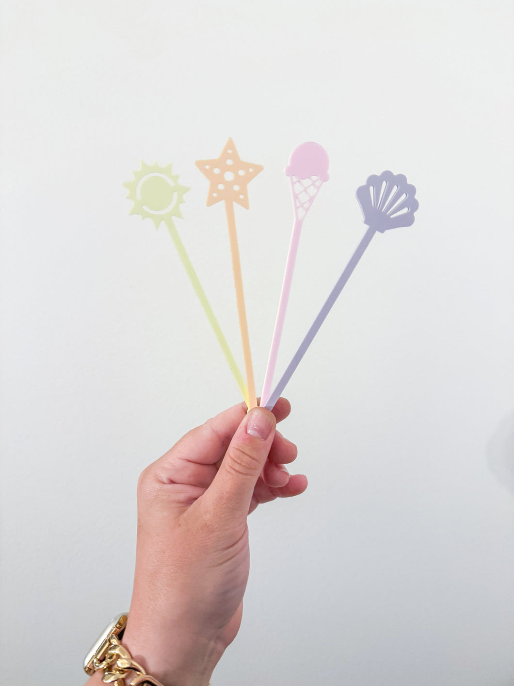Pastel Beach Stir Sticks