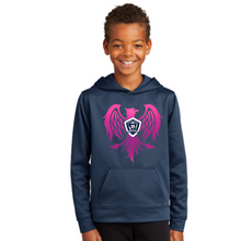 Load image into Gallery viewer, Port &amp; Company® Youth Performance Fleece Pullover Hooded Sweatshirt CC Phoenix-gradient
