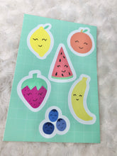 Load image into Gallery viewer, Happy Fruit Sticker Sheet
