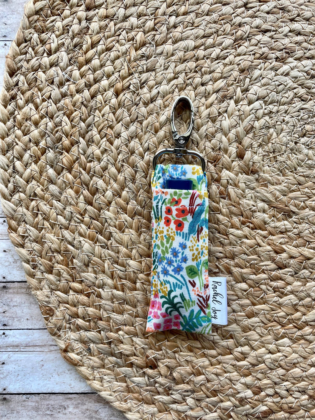 Rifle Paper Co. White Floral Lip Balm Holder
