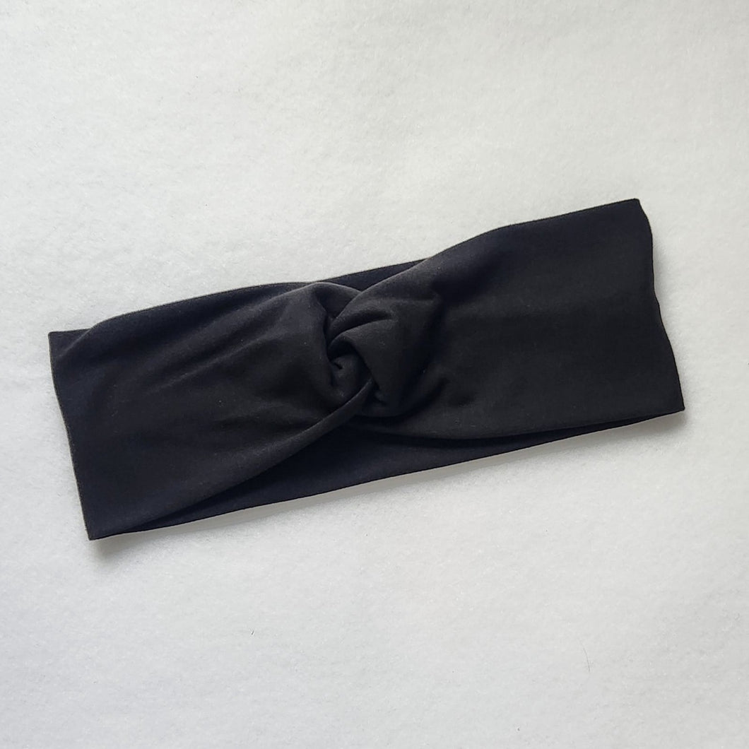 Black Soft Stretch Headband