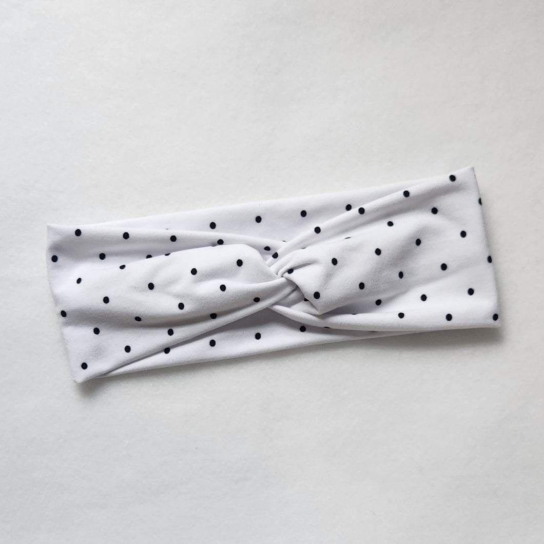 Polka Dots Soft Stretch Headband