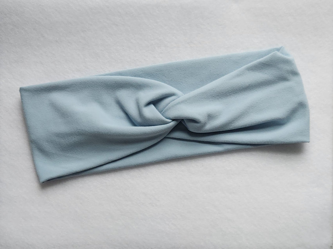 Light Blue Soft Stretch Headband