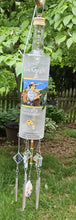Load image into Gallery viewer, Upcycled Van Gogh Vodka  Bottle Wind Chime
