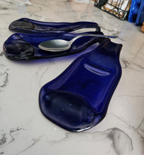 Load image into Gallery viewer, Blue Beer Bottle Spoon Rest
