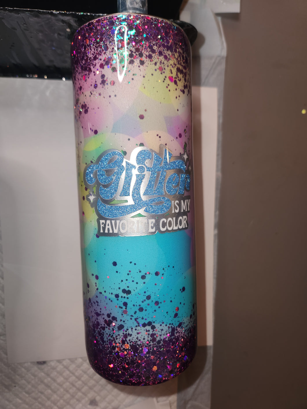 Favorite Color Glitter Tumbler 20 oz.