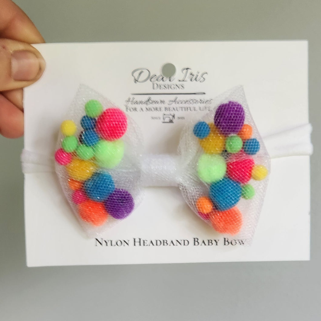 Pom Poms Baby Headband