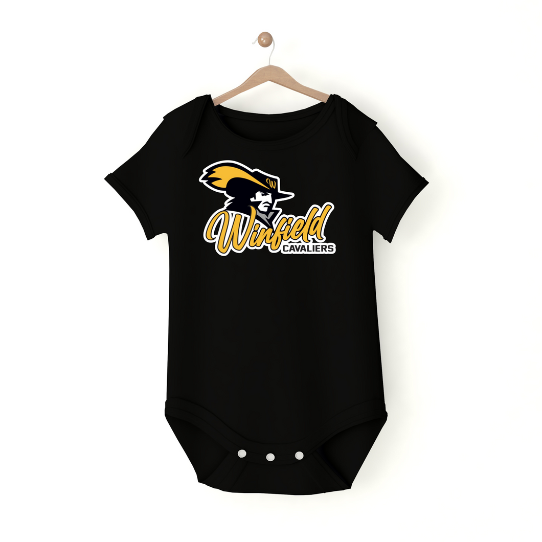 Winfield football/cheer baby onesie- logo