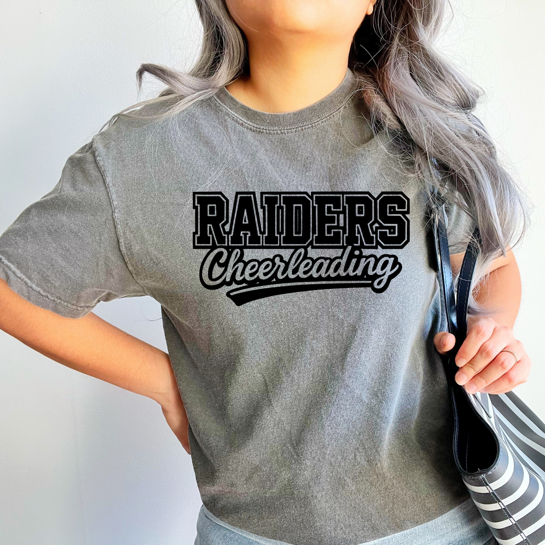 Sykesville Raiders Cheer-  tee, long sleeve, hoodie, crewneck