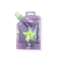Load image into Gallery viewer, lavender SPARKLE PARTY HAIR AND BODY GEL - SINGLE PACKS: LAVENDER MOONS
