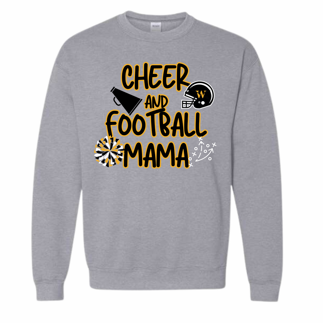 Winfield Cavalier Cheer and Football mama customized sweatshirt- crewneck