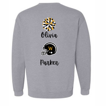 Load image into Gallery viewer, Winfield Cavalier Cheer and Football mama customized sweatshirt- crewneck
