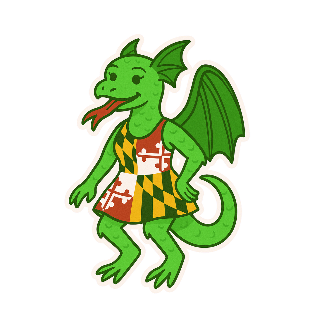girly snalleygaster sticker